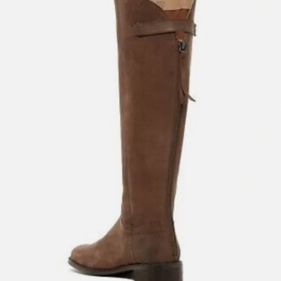 Franco Sarto Brenna Brown Suede Boot Size 9.5 - Picture 2 of 9